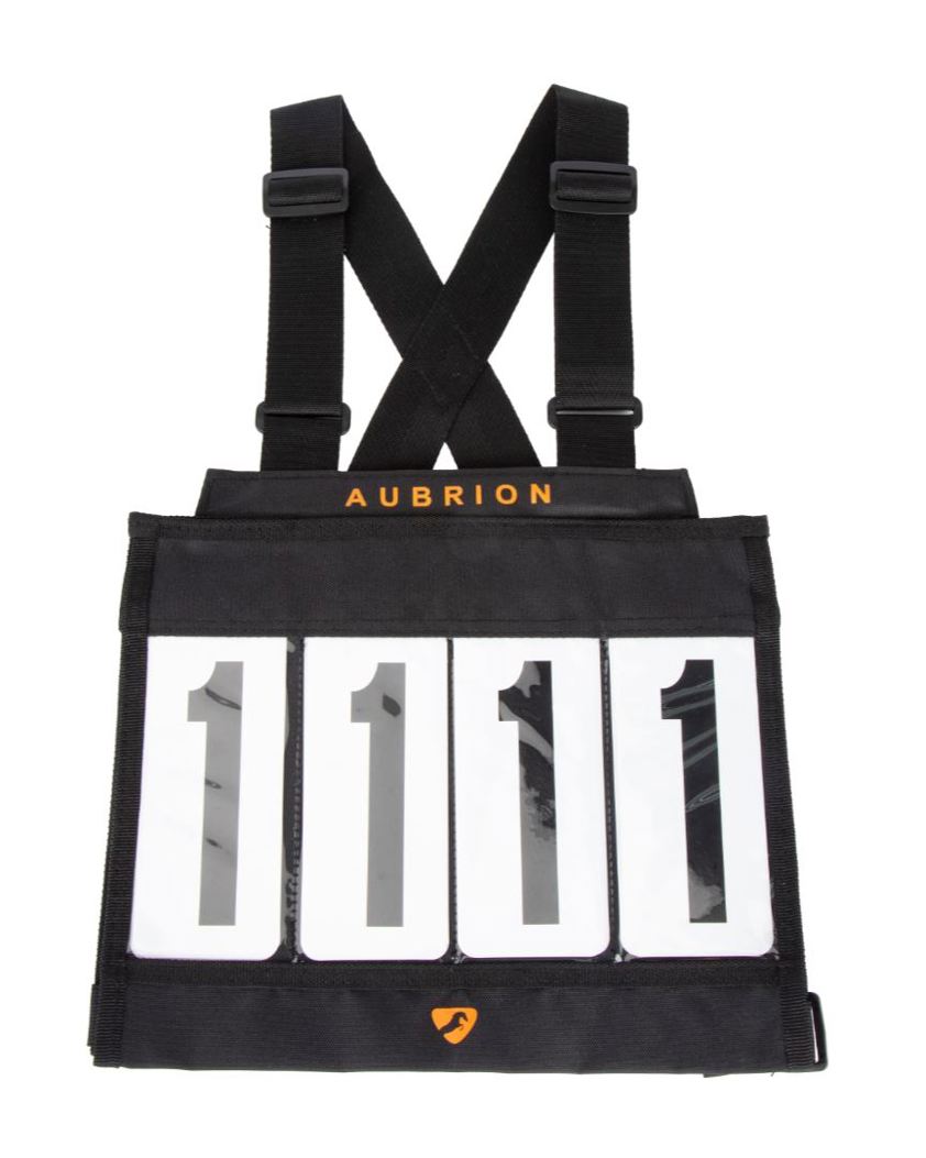 Black Aubrion Number Bib Set