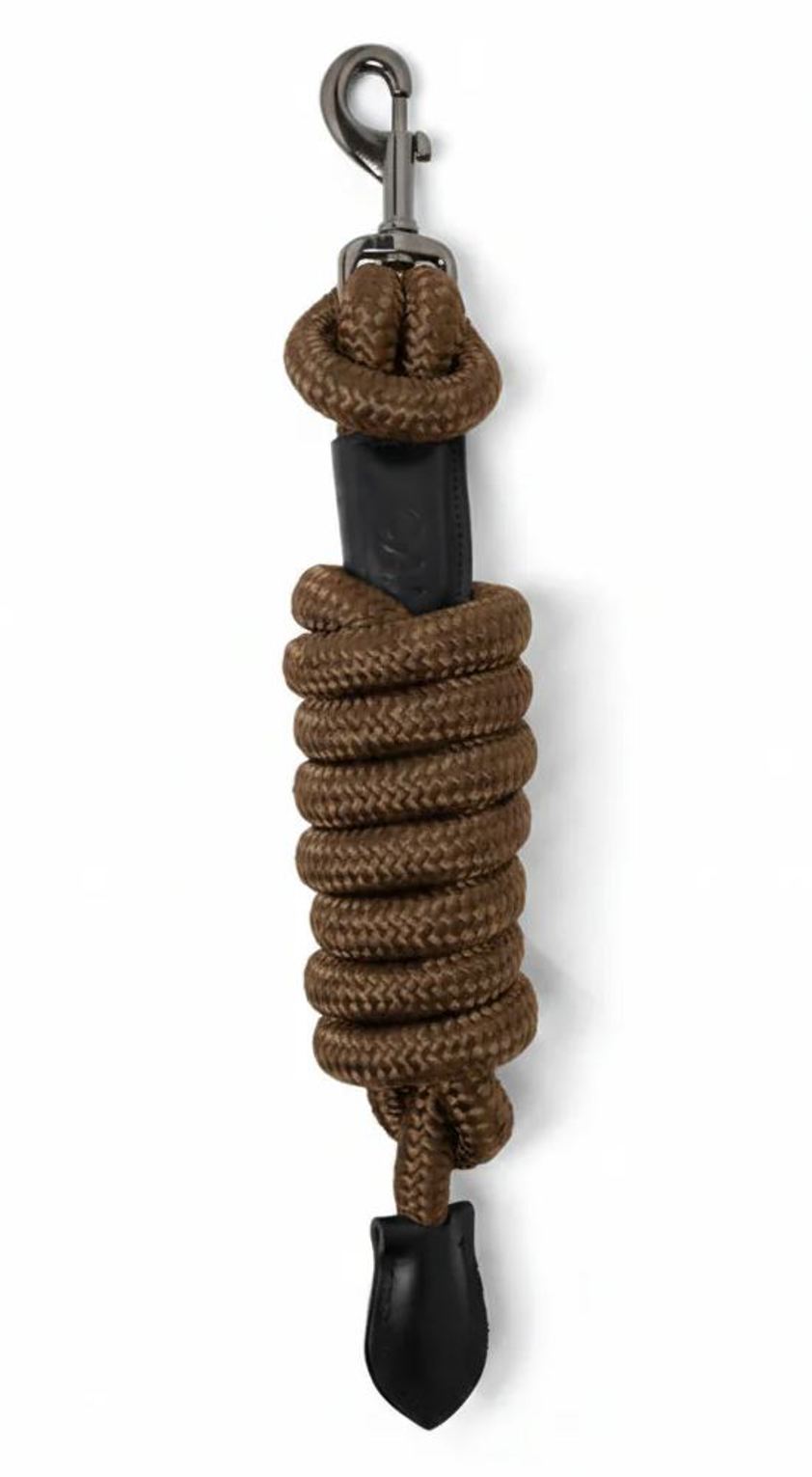 Mocha Cameo Competition Leather Leadrope