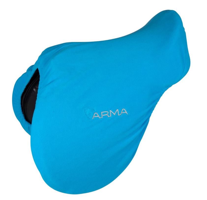 Bright Blue Arma Fleece Saddle Cover
