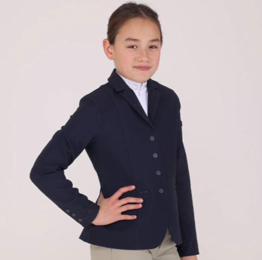 Navy Aubrion Optima GX Show Jacket -Young Rider