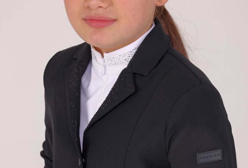 Black Aubrion Optima GX Show Jacket -Young Rider