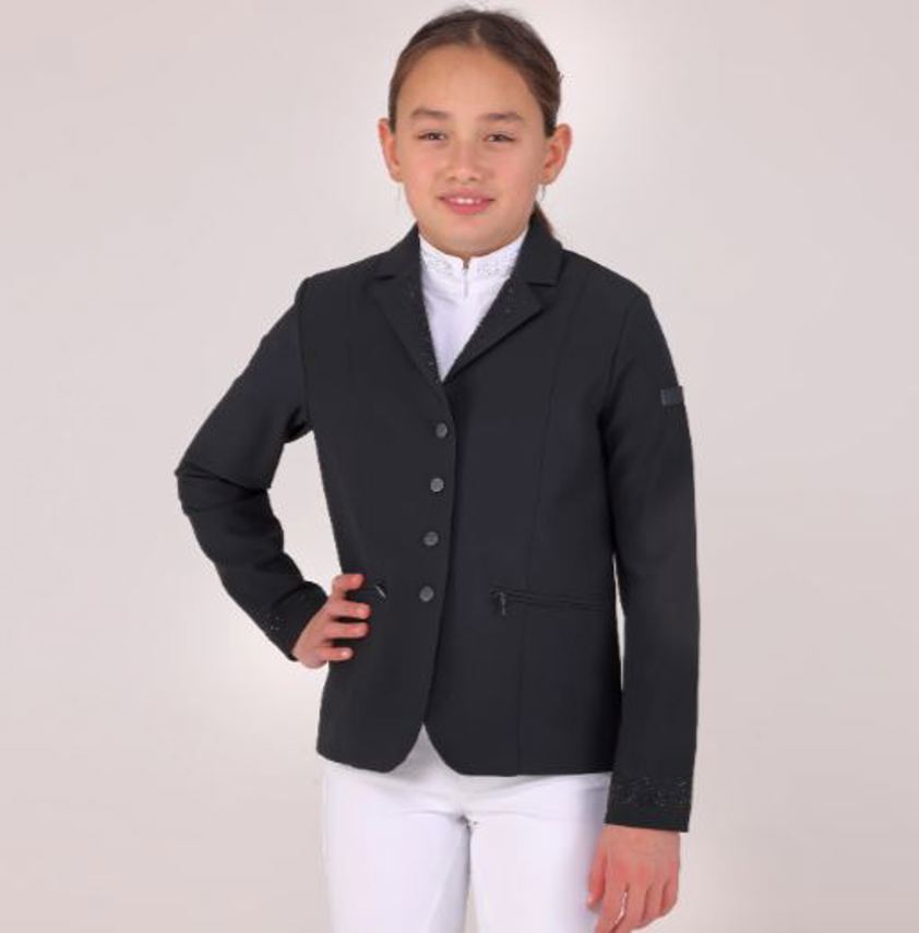 Black Aubrion Optima GX Show Jacket -Young Rider