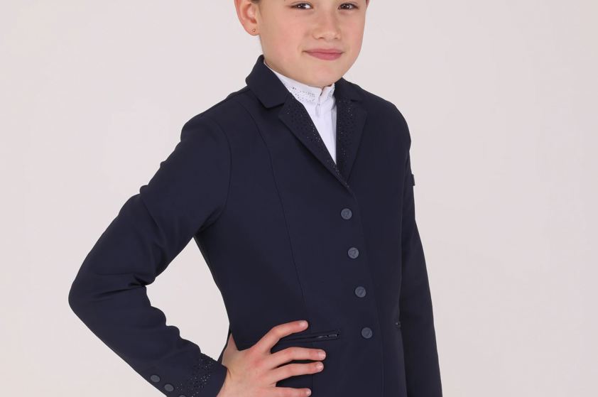 Navy Aubrion Optima GX Show Jacket -Young Rider