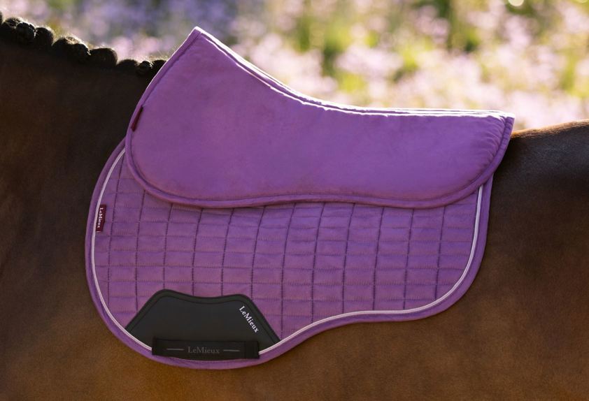 Mallow LeMieux Suede Half Pad