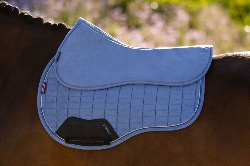 Powder Blue LeMieux Suede Half Pad