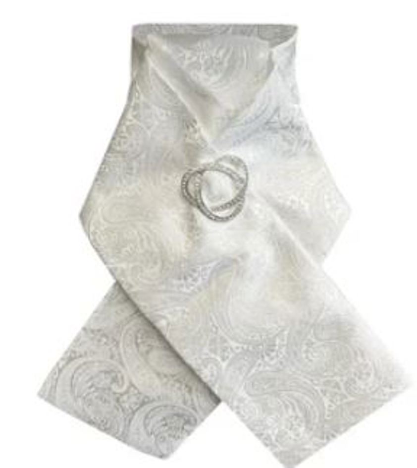 White/Silver Equetech Ready Tied Stock