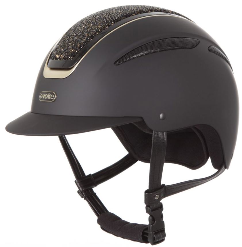 Navy/Chrome Evoke Callisto MIPS Classic Riding Hat