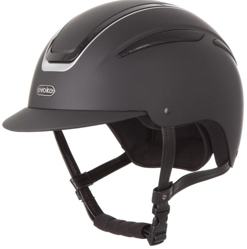 Navy/Chrome Evoke Callisto MIPS Classic Riding Hat