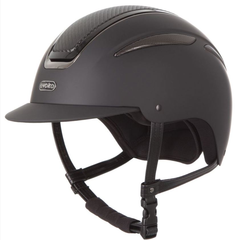 Navy/Chrome Evoke Callisto MIPS Classic Riding Hat