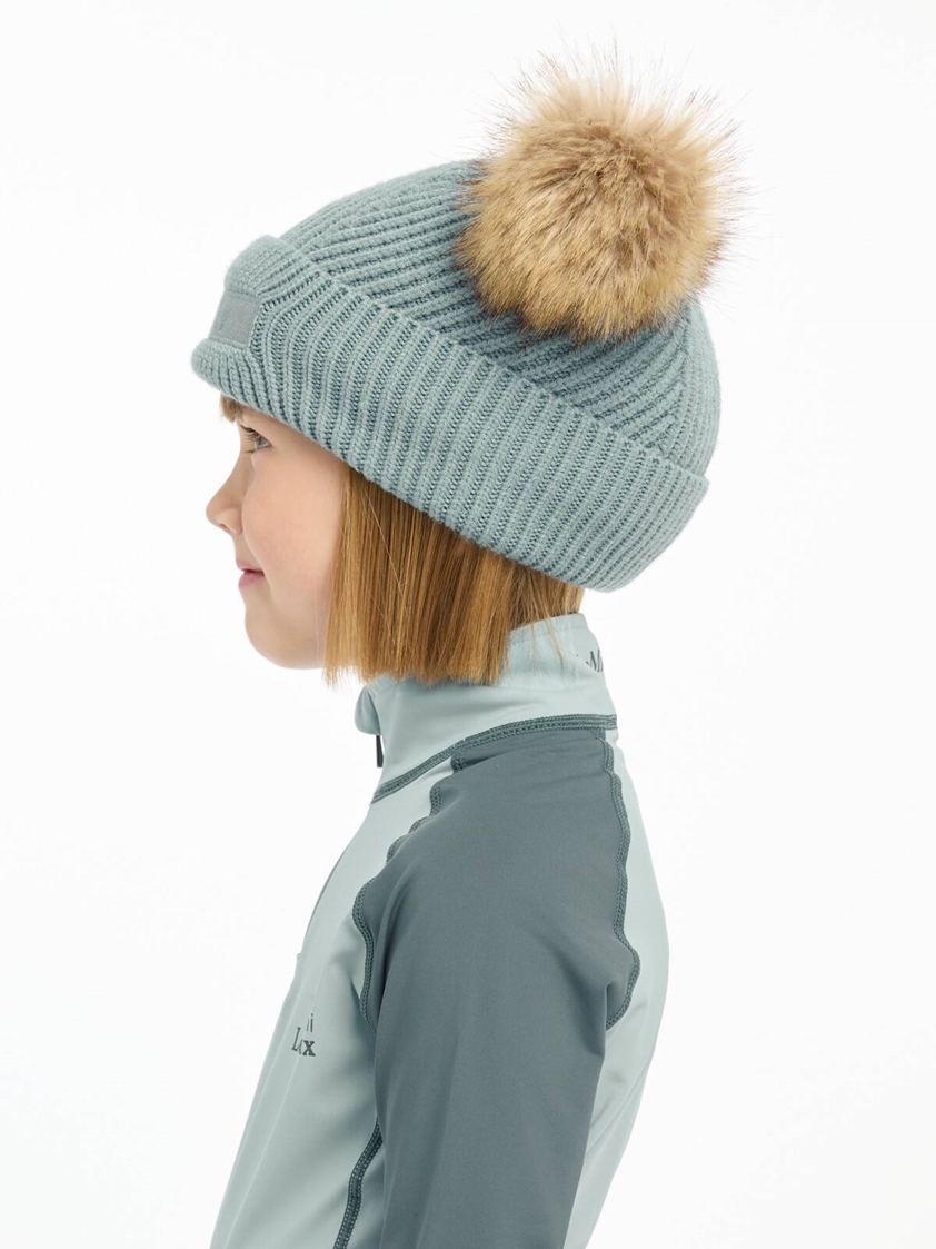 Glacier LeMieux Mini Clara Double Pom Pom Beanie