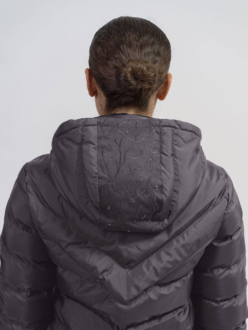 Black Samshield Sierra Long Down Jacket