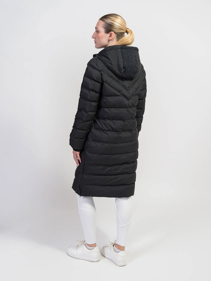 Black Samshield Sierra Long Down Jacket