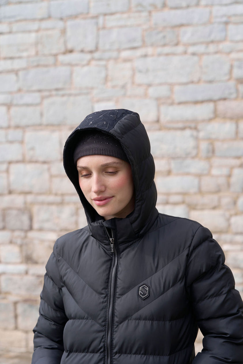 Black Samshield Sierra Long Down Jacket