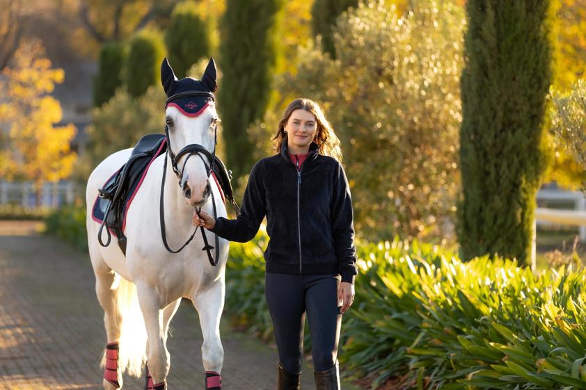 Navy LeMieux Liberty Fleece Zip Through