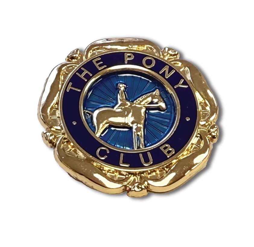 Gold Equetech Official Pony Club Members Badge