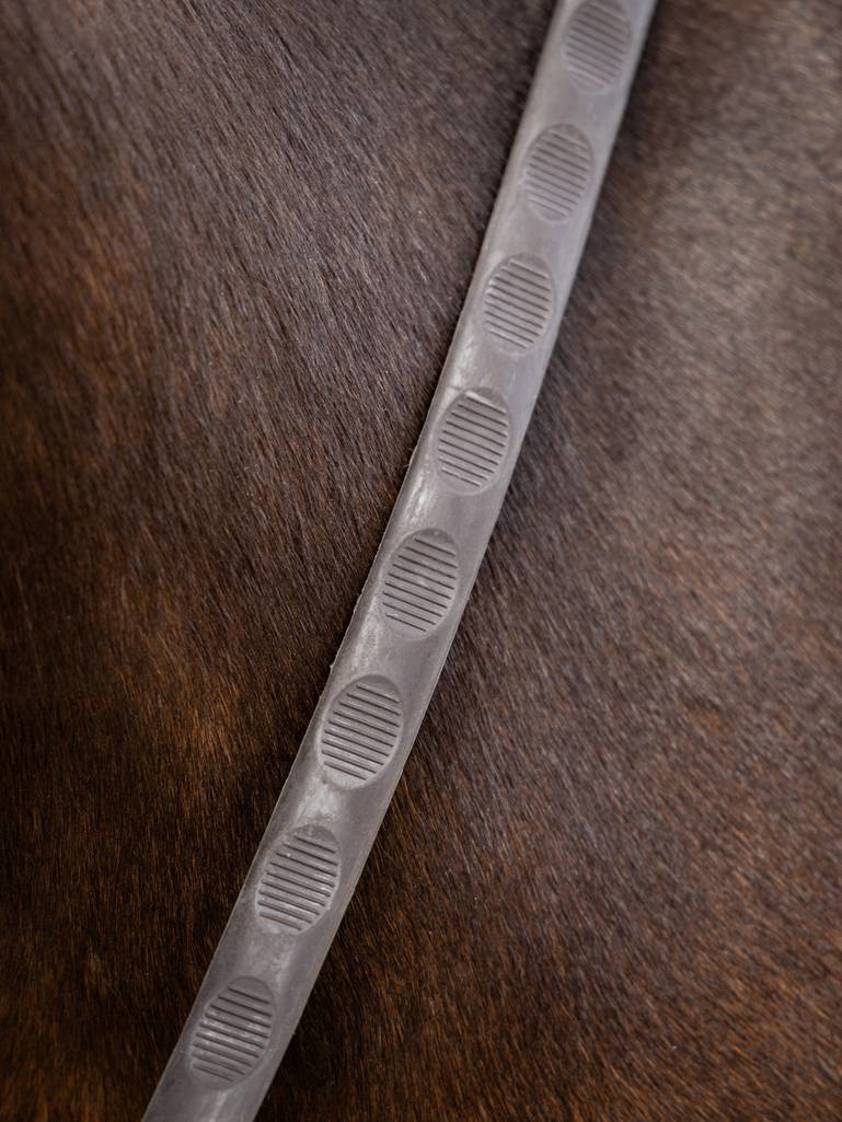 Brown/Silver LeMieux Magna Grip Rubber Reins