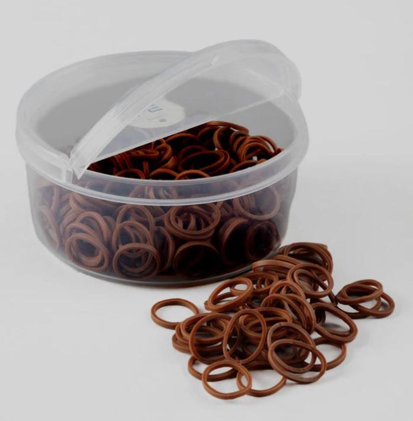 Tub Brown Mane Plaiting Bands