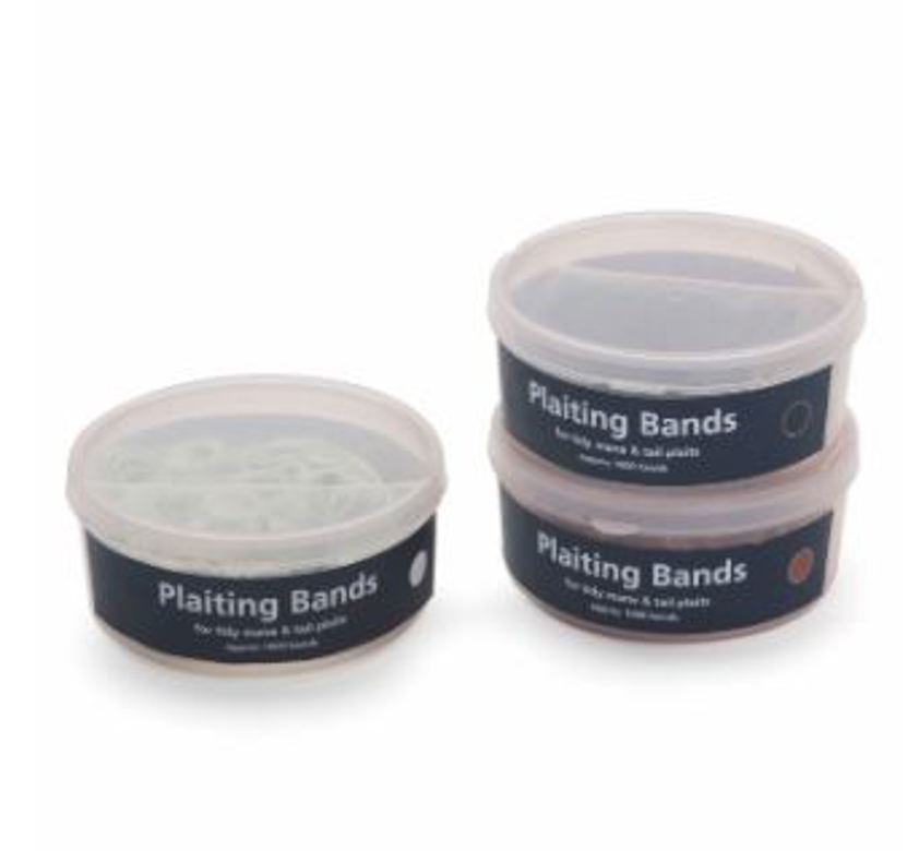 Tub Brown Mane Plaiting Bands