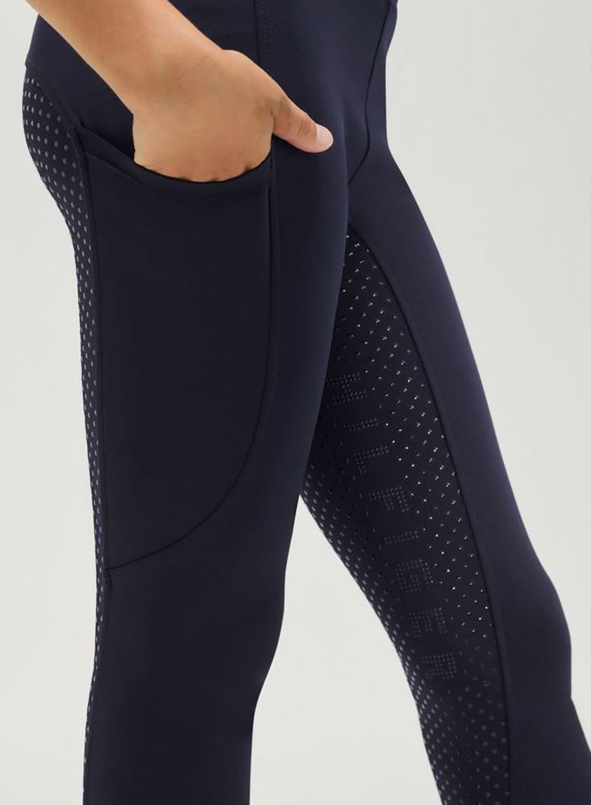 Desert Sky Tommy Hilfiger Devon Riding Full Grip Leggings - Young Rider