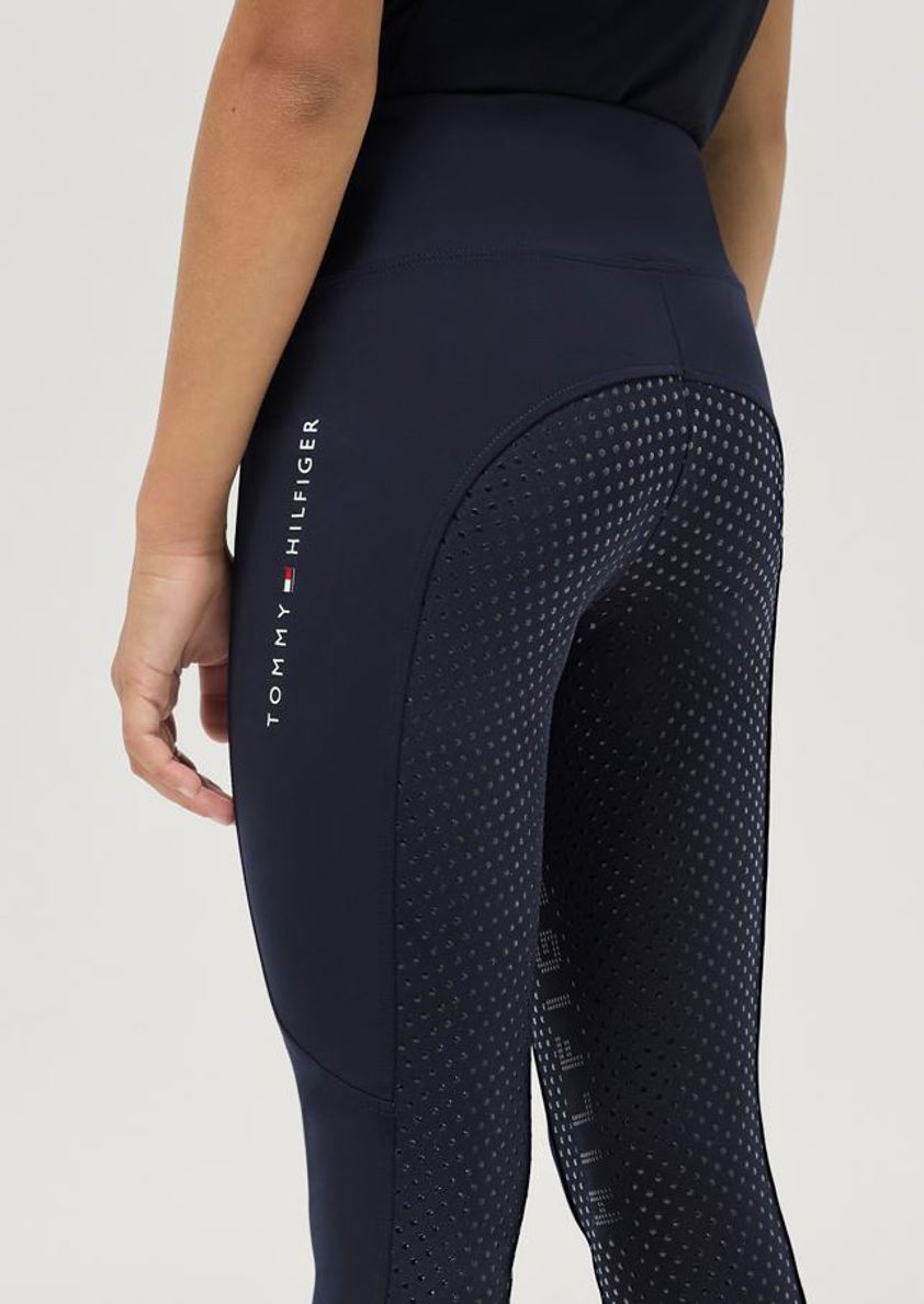 Desert Sky Tommy Hilfiger Devon Riding Full Grip Leggings - Young Rider