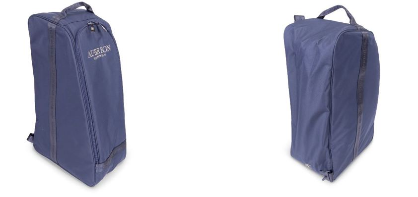 Navy Aubrion Equestrian Long Boot Bag