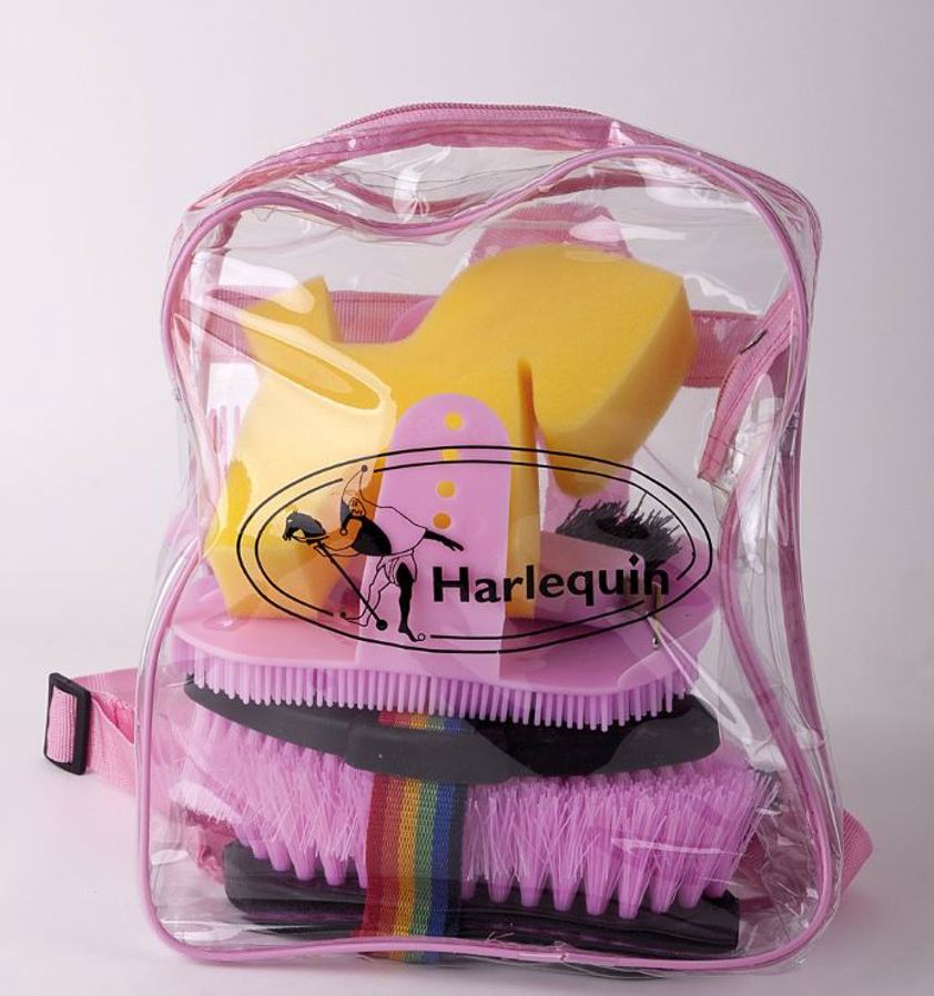 Pink Harlequin Junior Grooming Kit