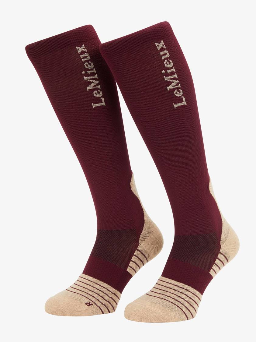 Burgundy LeMieux Performance Socks