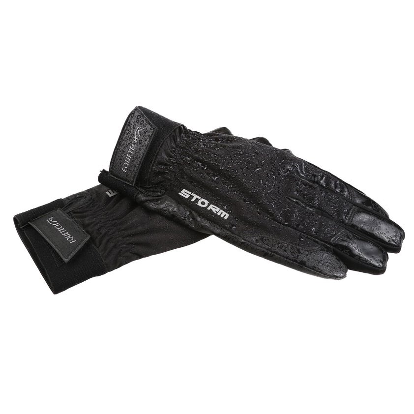 Black Storm Junior Waterproof Riding Gloves