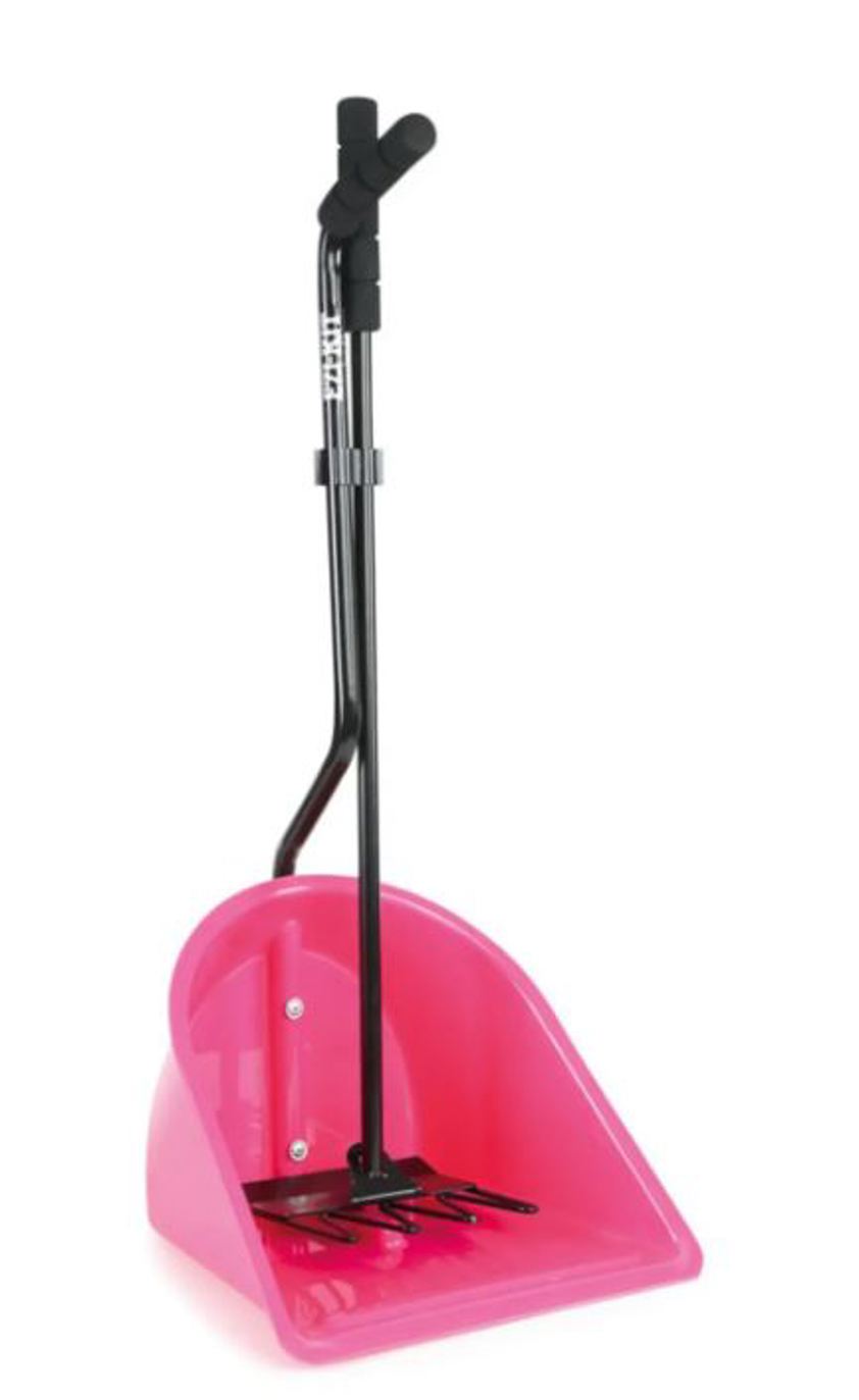 Pink Manure Scoop And Fork
