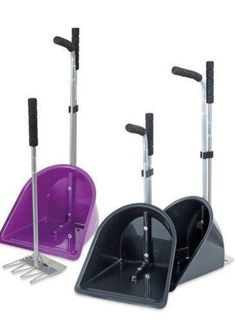 Purple Manure Scoop And Fork