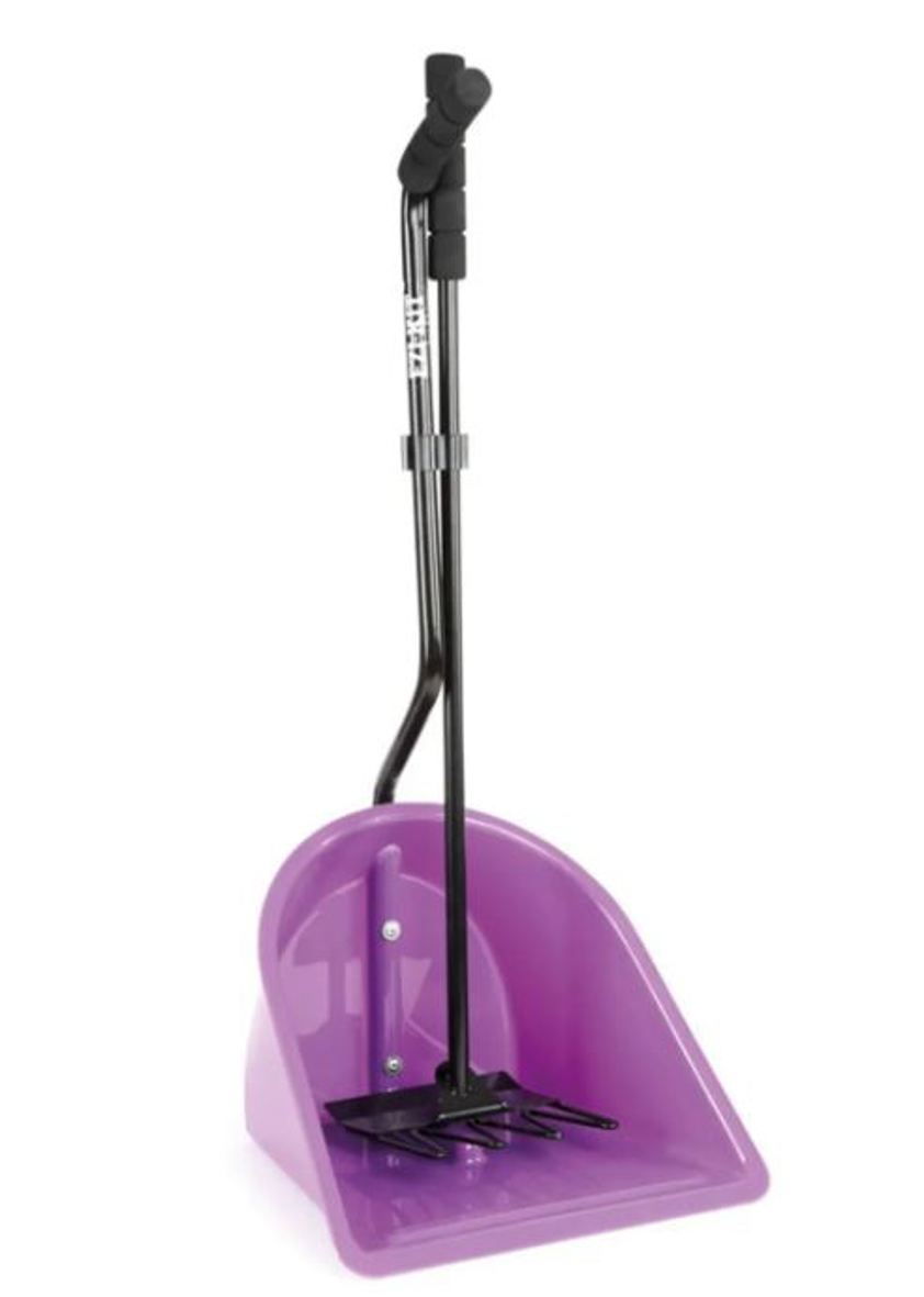 Purple Manure Scoop And Fork