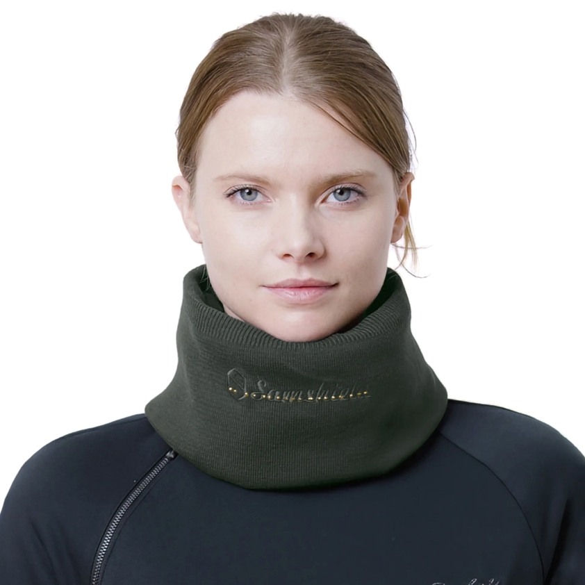 Dark Forest/Champagne Samshield Crystal Neck Warmer