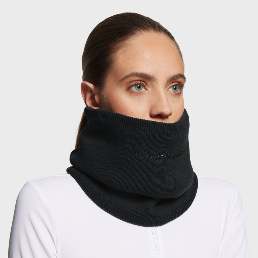 Black Samshield Crystal Neck Warmer