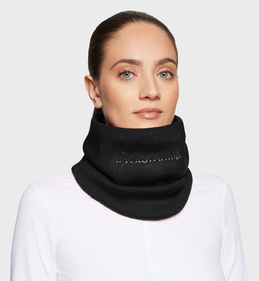 Black Samshield Crystal Neck Warmer