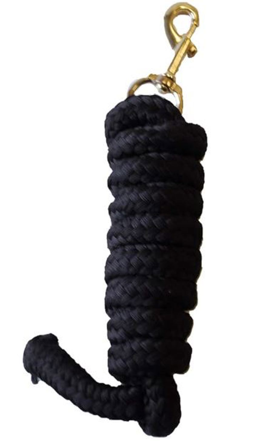 Black Rhinegold Luxe Lead Rope