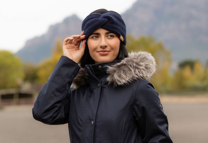Navy LeMieux Clara Rib Headband