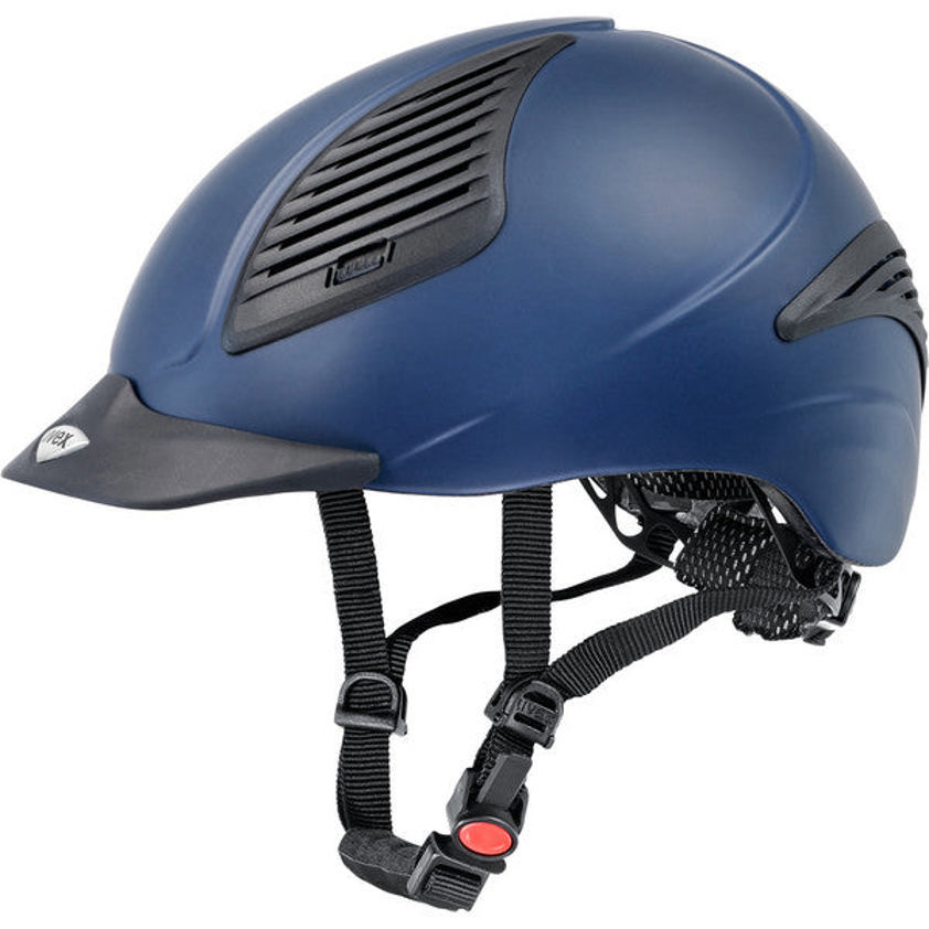 Blue Matt Uvex Exxential Riding Hat