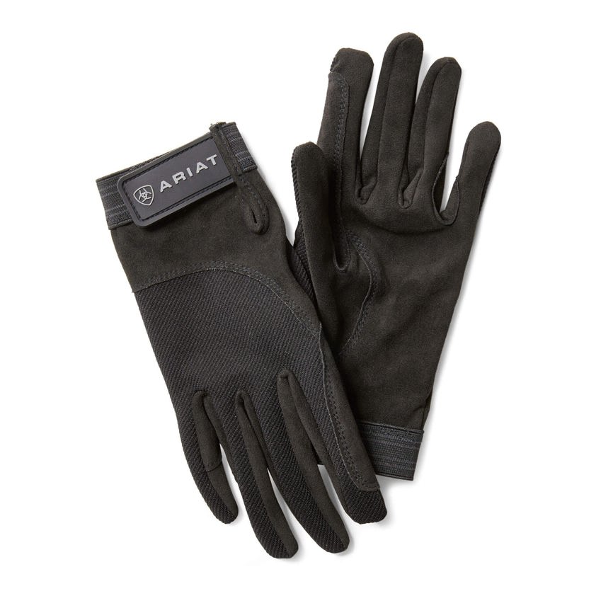 Black Ariat Tek Grip Gloves