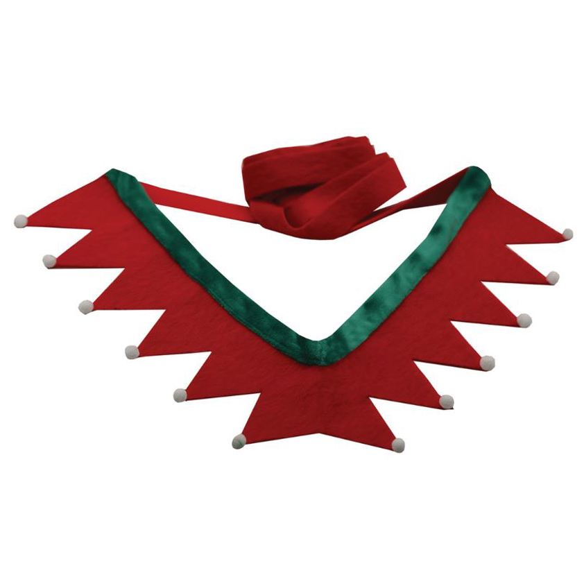 Green/Red Equetech Christmas Breastplate