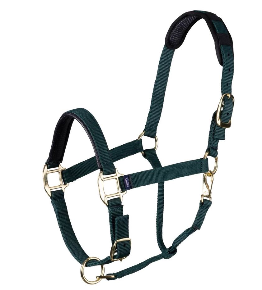 Dark Green Topaz Nylon Headcollar