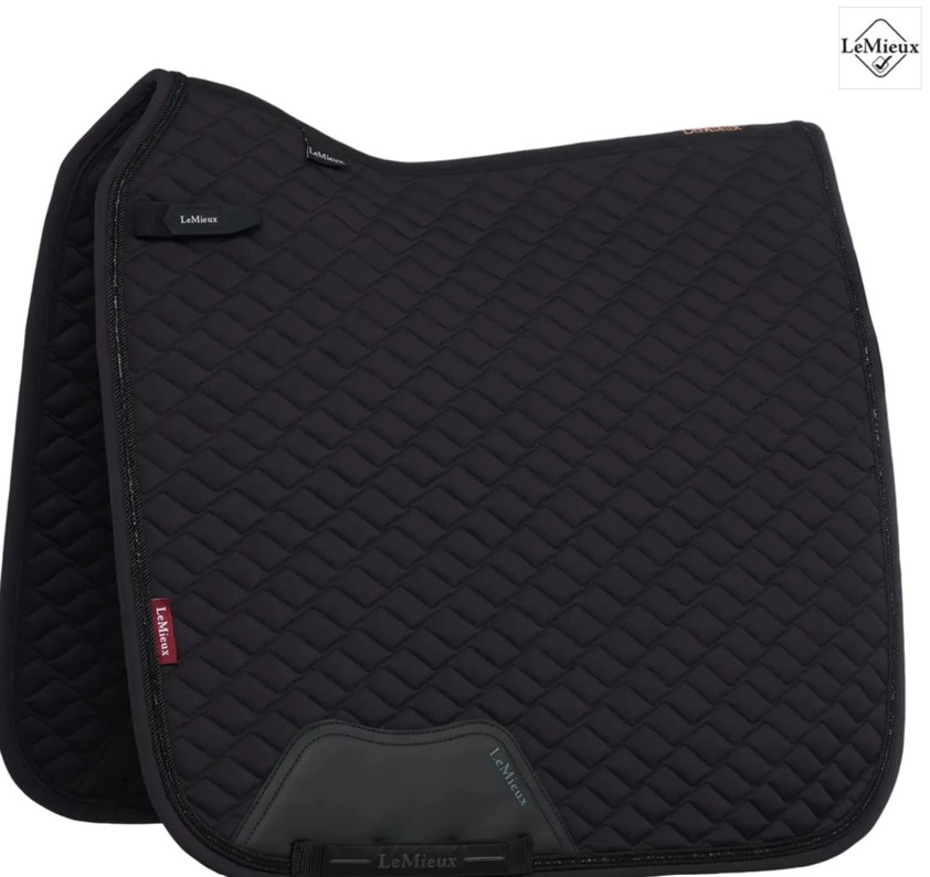 Black LeMieux Brilliance Dressage Saddlecloth