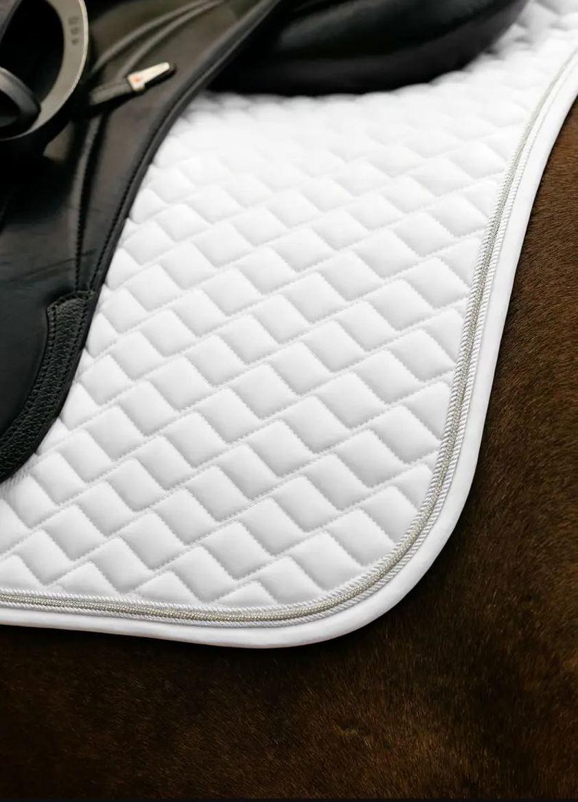 White LeMieux Brilliance Dressage Saddlecloth