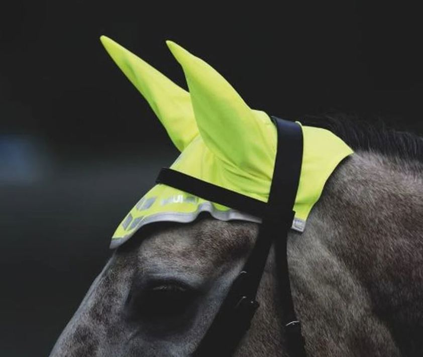 Yellow Equi-Flector Fly Veil