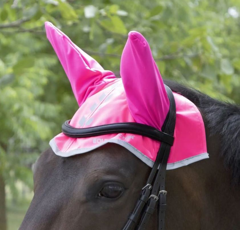 Pink Equi-Flector Fly Veil