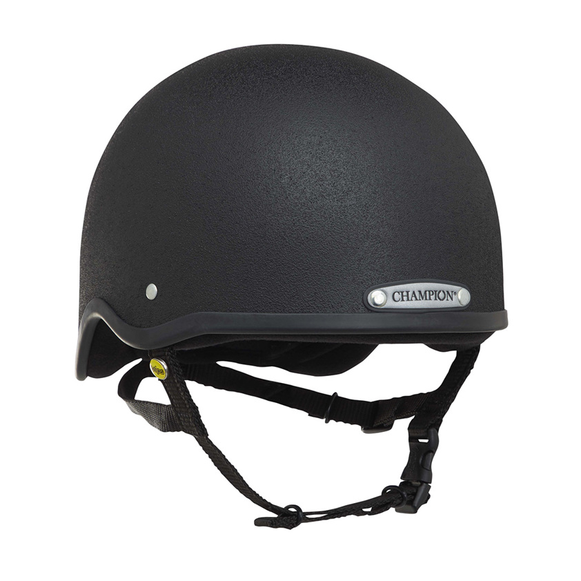 Black Champion Revolve Junior Plus Helmet with MIPS