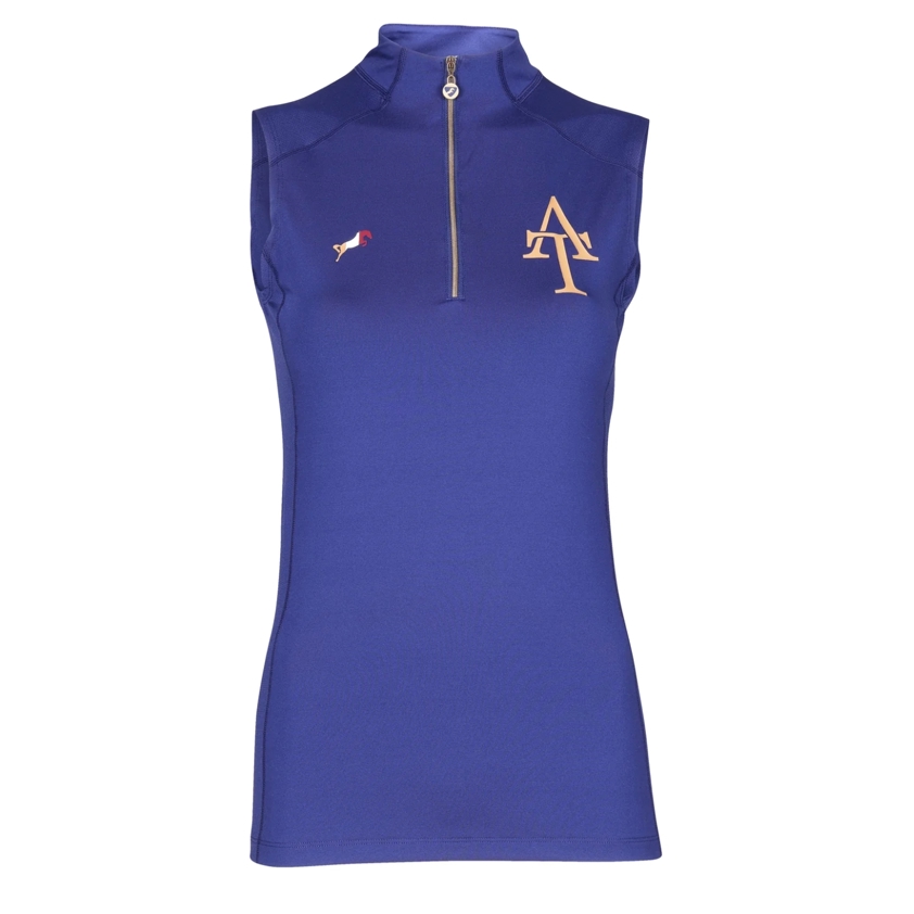 Navy Aubrion Team Sleeveless Base Layer - YR