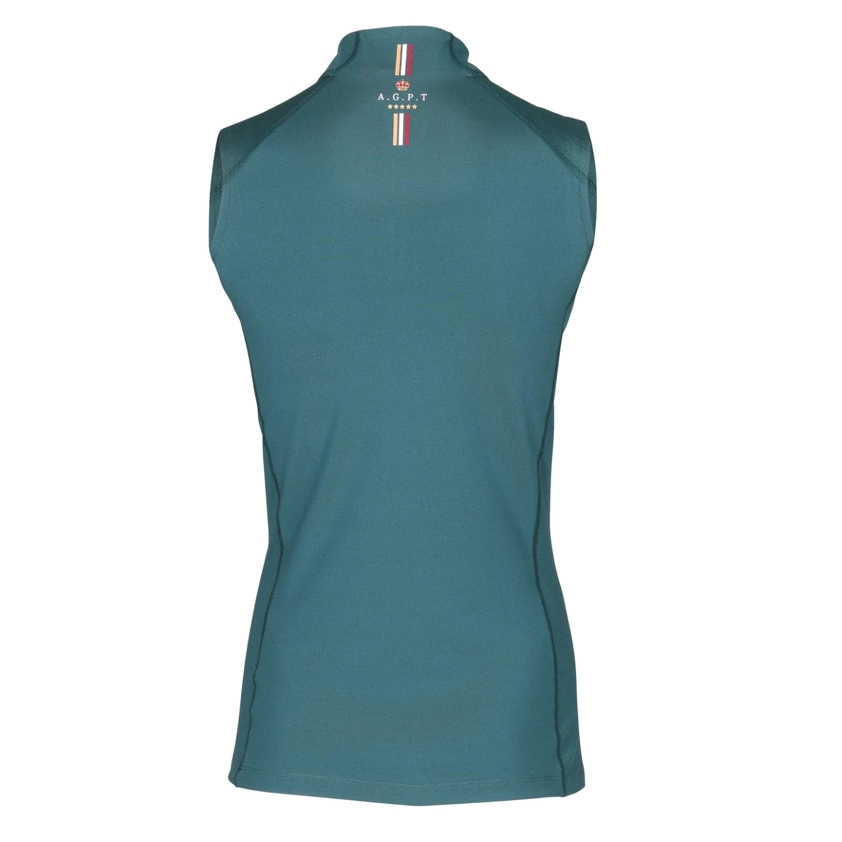 Green Aubrion Team Sleeveless Base Layer - YR