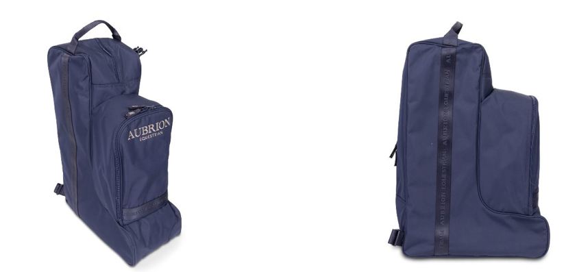 Navy Aubrion Equestrian Hat, Whip And Boot Bag