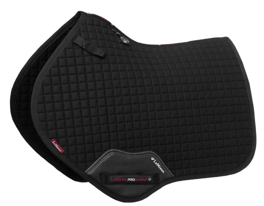 Black LeMieux CC Cotton Square Saddlecloth