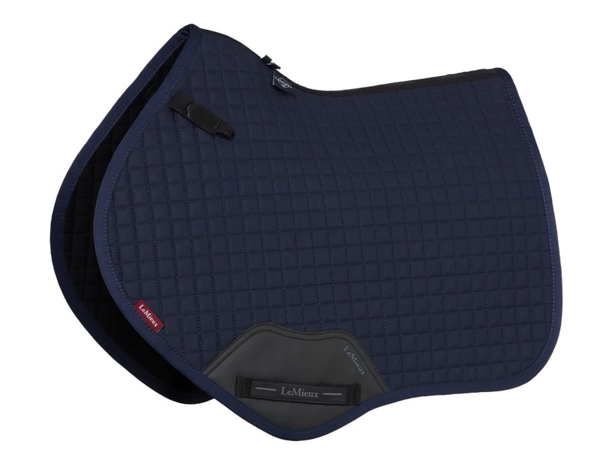 Navy LeMieux CC Cotton Square Saddlecloth